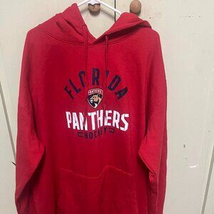 Florida Panthers 3XLT red hooded sweatshirt Fanatics with pouch pocket